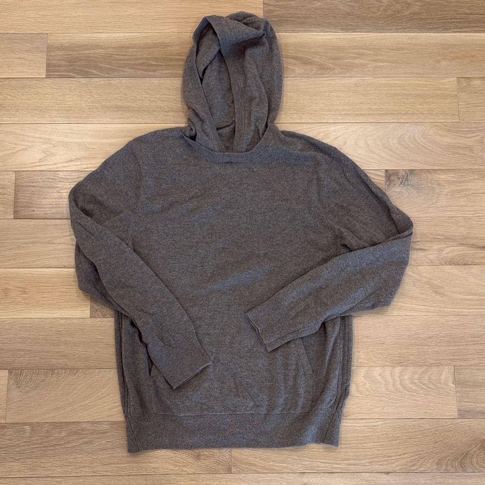 CASHMERE Gray Hooded Sweatshirt